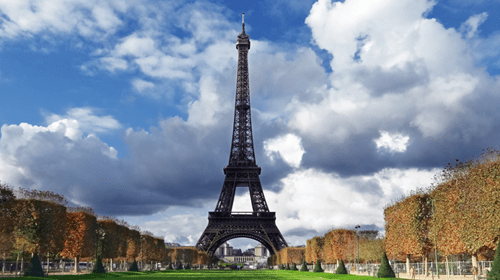 PARIS – HISTORIC CITY OF CULTURE AND ROMANCE – Monday 4th November to Thursday 7th November 2024